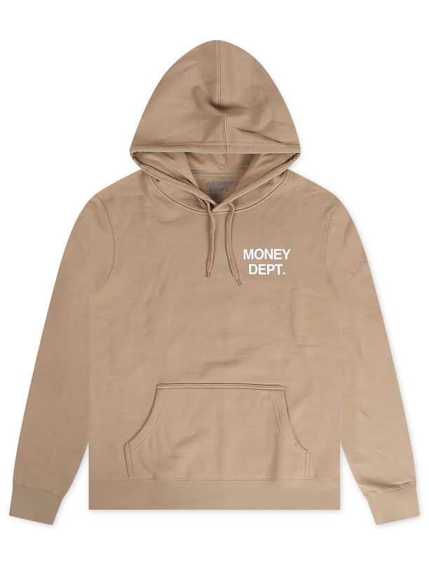 Money Dept. Los Angeles Hoodie - Beige/White