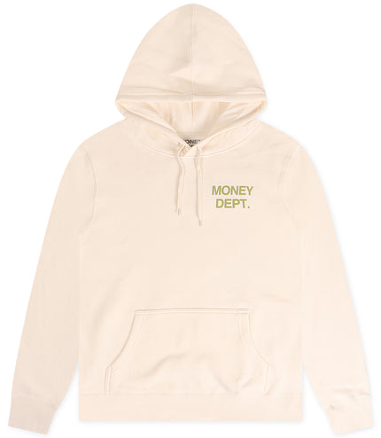 Money Dept. Los Angeles Hoodie - Cream/Green