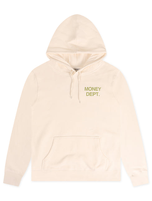 Money Dept. Los Angeles Hoodie - Cream/Green