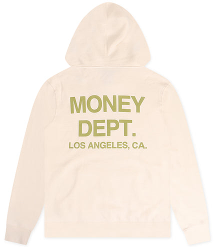 Money Dept. Los Angeles Hoodie - Cream/Green