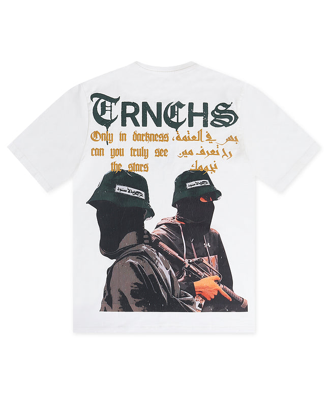 Camiseta Trnchs Tunnels - Blanco vintage