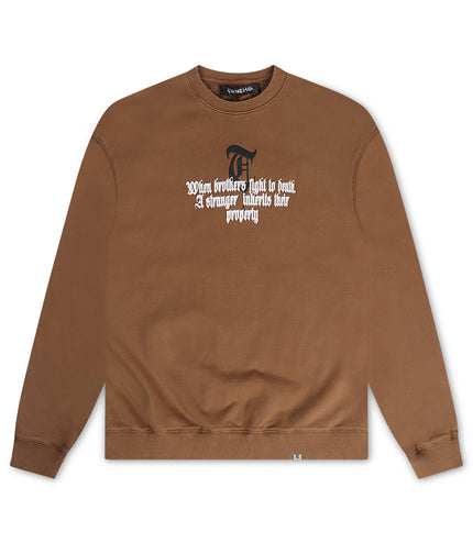 Trnchs Brothers Sweater - Army Brown