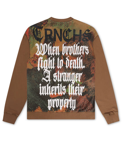 Trnchs Brothers Sweater - Army Brown