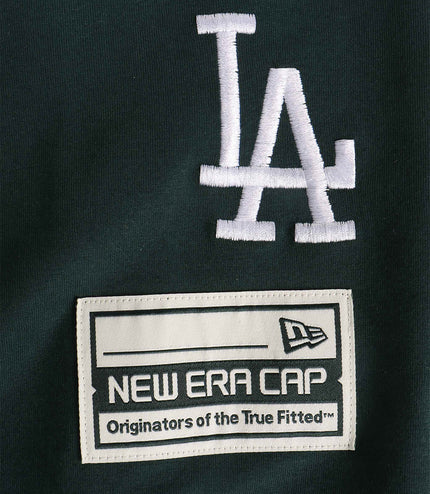 New Era LA Dodgers Letter Print Crewneck - Dark Green