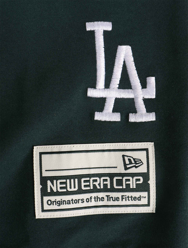 New Era LA Dodgers Letter Print Crewneck - Dark Green