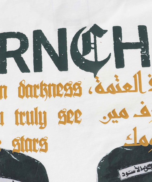 Camiseta Trnchs Tunnels - Blanco vintage