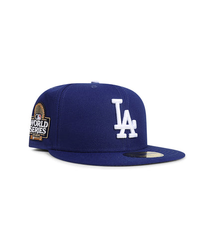 New Era LA Dodgers World Series 2024 Fitted Hat - Royal Blue