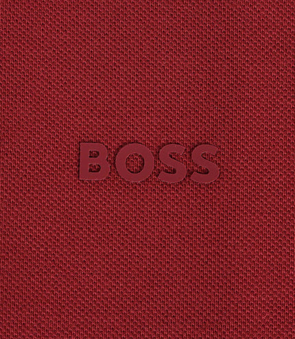 Hugo Boss Parlay Regular Fit Polo - Burgundy