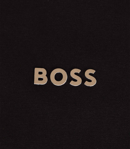 Boss Green Contrast Logo Tee - Black