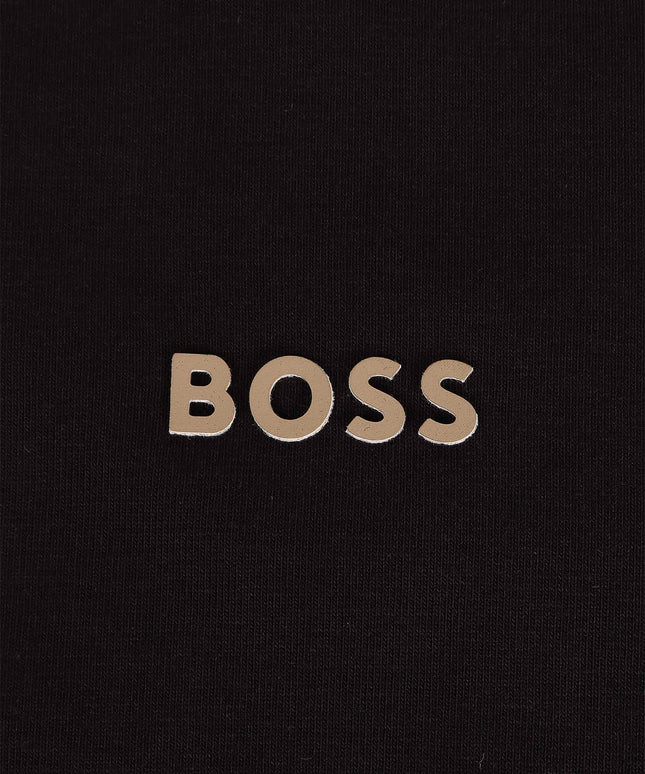 Boss Green Contrast Logo Tee - Black