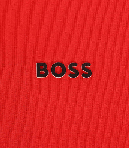 Boss Green Contrast Logo Tee - Red