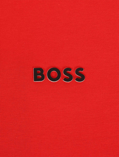 Boss Green Contrast Logo Tee - Red