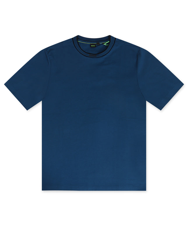 Boss Green Label Cotton Jersey Tee - Blue