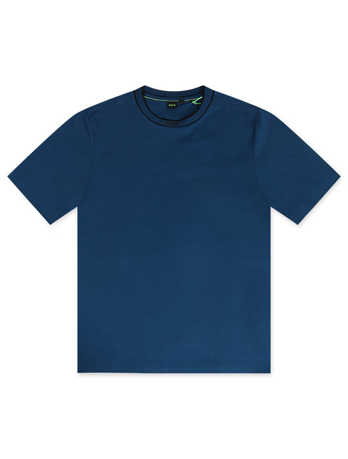 Boss Green Label Cotton Jersey Tee - Blue