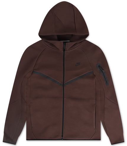 Nike Mens Tech Full Zip Windrunner Hoodie - Brown/Black