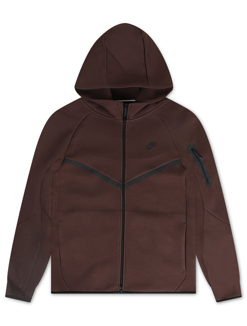 Nike Mens Tech Full Zip Windrunner Hoodie - Brown/Black