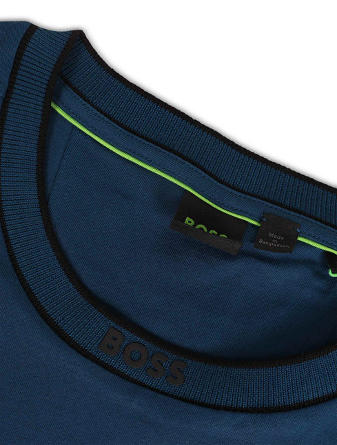 Boss Green Label Cotton Jersey Tee - Blue