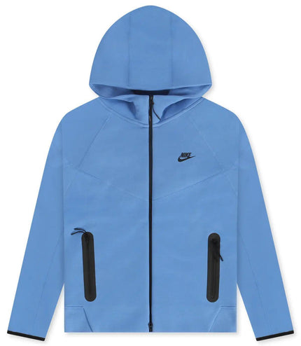 NIKE SPORTSWEAR TECH FLEECE HOODIE - LIGHT BLUE NIKE