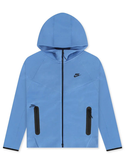 NIKE SPORTSWEAR TECH FLEECE HOODIE - LIGHT BLUE NIKE