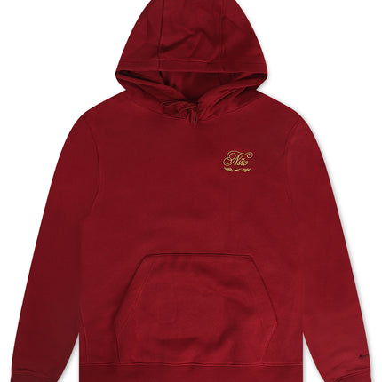 Nike Mens Club Tismen Hoodie - Team Red