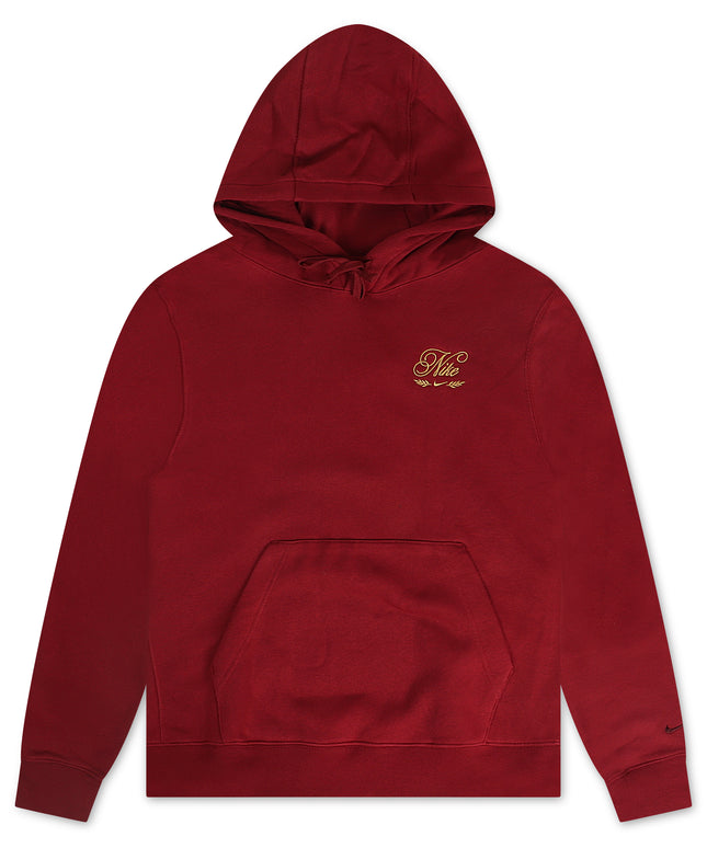Nike Mens Club Tismen Hoodie - Team Red