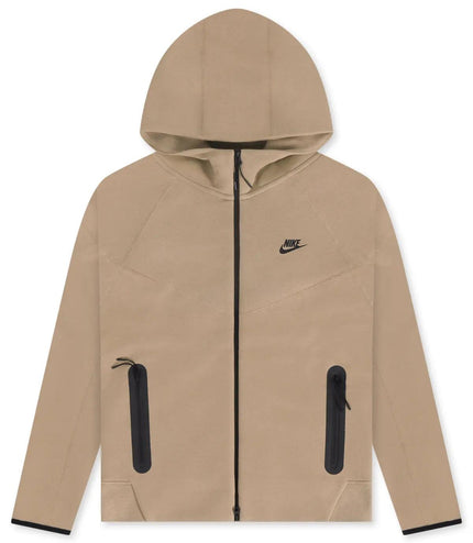 NIKE SPORTSWEAR TECH FLEECE HOODIE - BEIGE NIKE