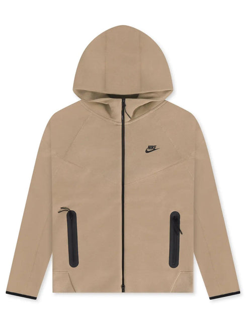 NIKE SPORTSWEAR TECH FLEECE HOODIE - BEIGE NIKE