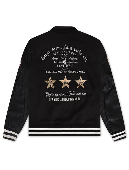 Jordan Craig Carpe Diem Varsity Jacket - Black