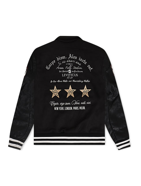 Jordan Craig Kids Carpe Diem Varsity Jacket - Black