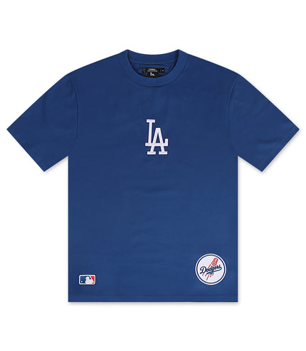 Los Angeles Dodgers Wingspan Shoulder Tee - Blue