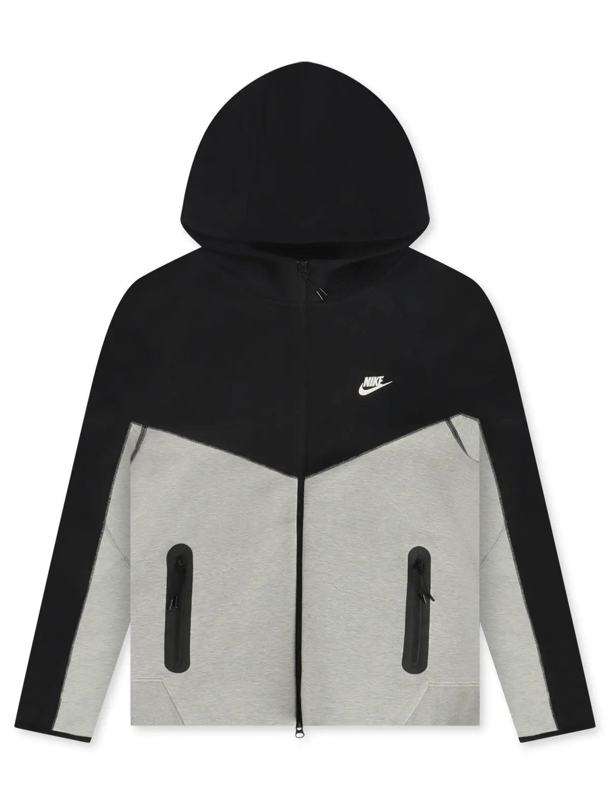 Nike Sportswear Tech Fleece Hoodie - DK GREY HEATHER/BLACK - Civilized  Nation - Official Site