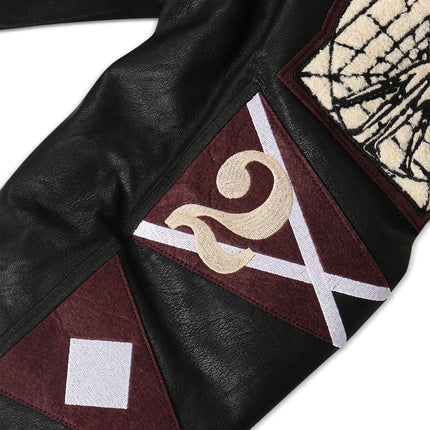 Jordan Craig Kids Carpe Diem Varsity Jacket - Black