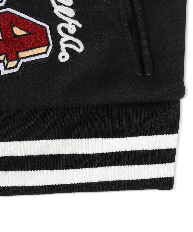 Jordan Craig Kids Carpe Diem Varsity Jacket - Black