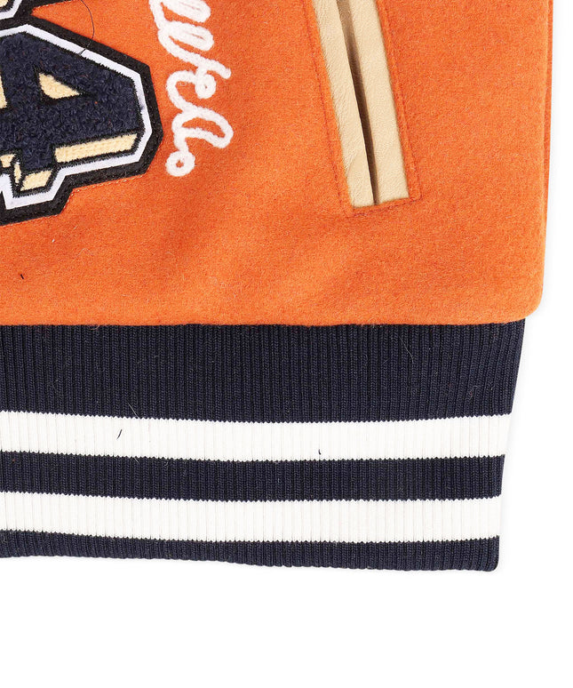 Jordan Craig Carpe Diem Varsity Jacket - Burnt Orange