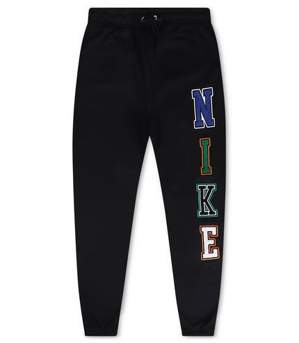 Nike Mens Club Fleece Cuffed Pants - Black