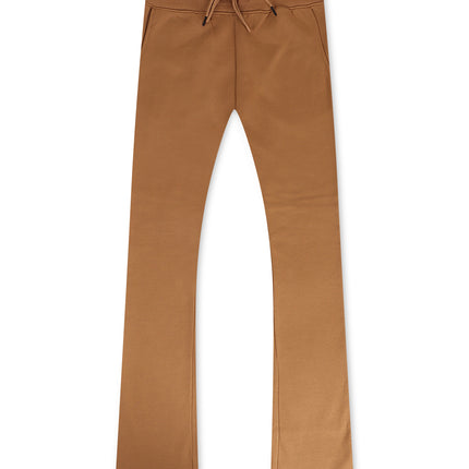 Jordan Craig Fleece Stacked Joggers - Mocha