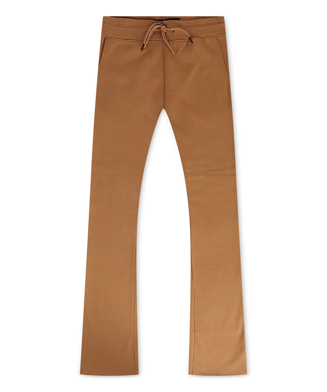Jordan Craig Fleece Stacked Joggers - Mocha