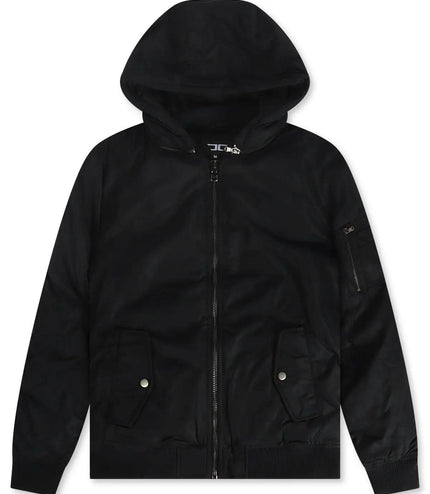 JORDAN CRAIG SQUADRAN HOODED BOMBER JACKET JORDAN CRAIG