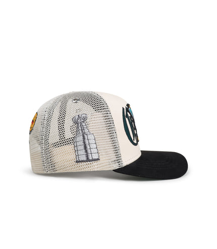 GasNYC Mighty Ducks Trucker Hat - Cream