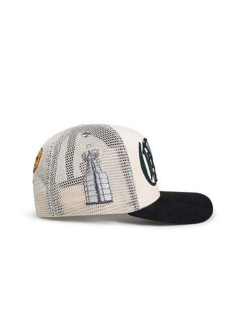 GasNYC Mighty Ducks Trucker Hat - Cream