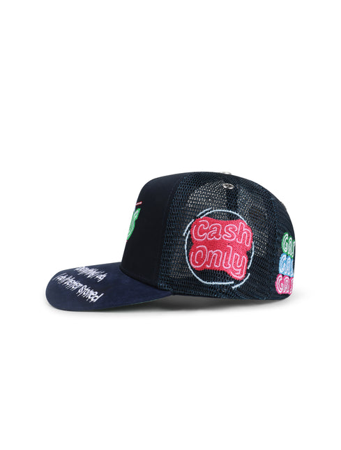 GasNYC Everything is Better Stoned Trucker Hat - Navy