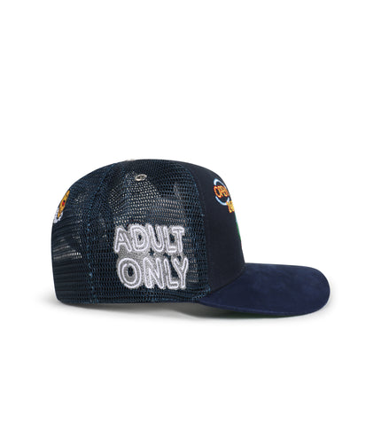 GasNYC Everything is Better Stoned Trucker Hat - Navy