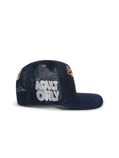 GasNYC Everything is Better Stoned Trucker Hat - Navy