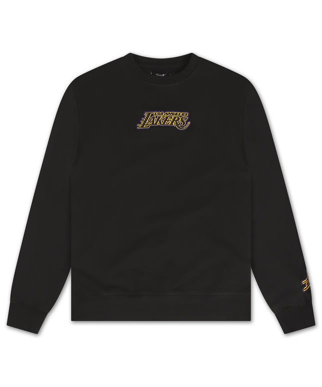 Pro Standard Lakers Wingspan Crewneck - Black