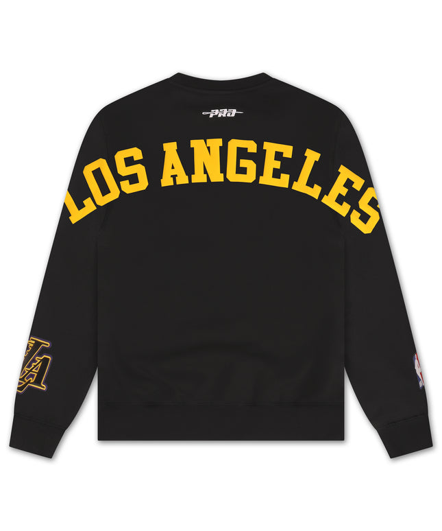 Pro Standard Lakers Wingspan Crewneck - Black