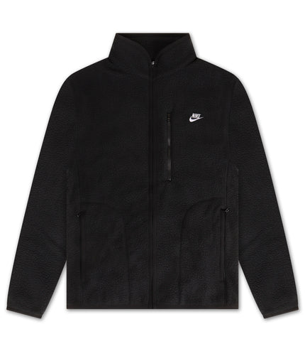 Nike Mens Sportswear Club Fleece Jacket - Black/White