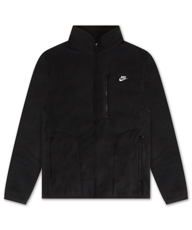 Nike Mens Sportswear Club Fleece Jacket - Black/White
