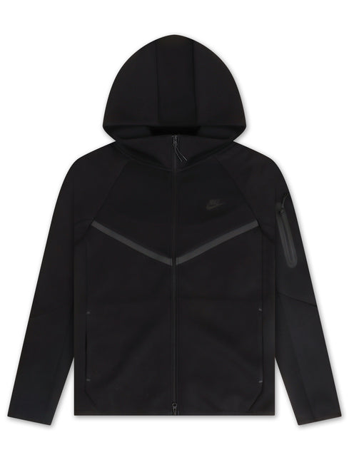 Nike Mens Tech Full Zip Windrunner Hoodie - Black