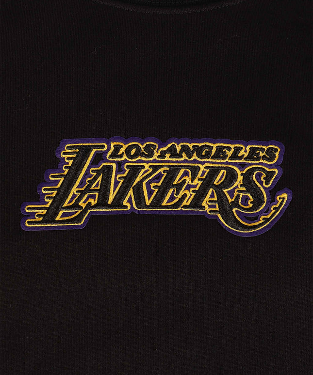 Pro Standard Lakers Wingspan Crewneck - Black