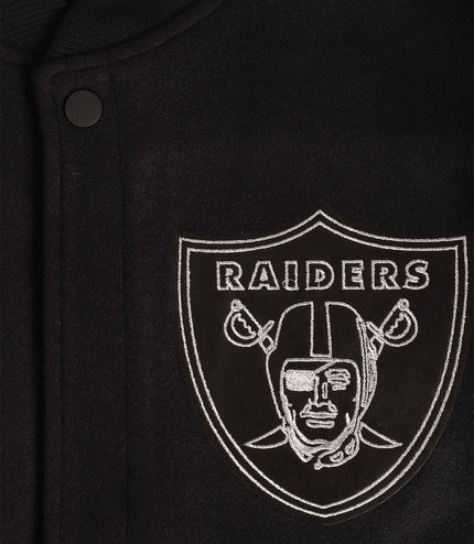 Pro Standard Raiders Varsity Jacket - Black